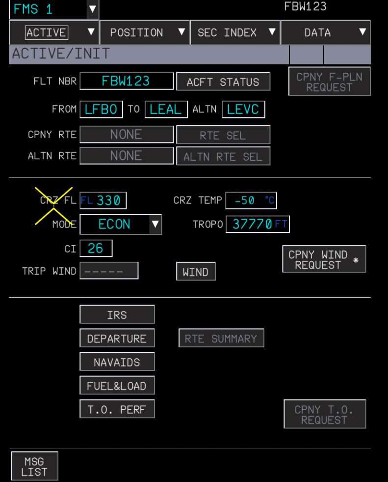 FMS Start Wind Request