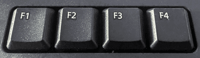 Keyboard F1-F4