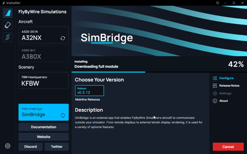SimBridge installer